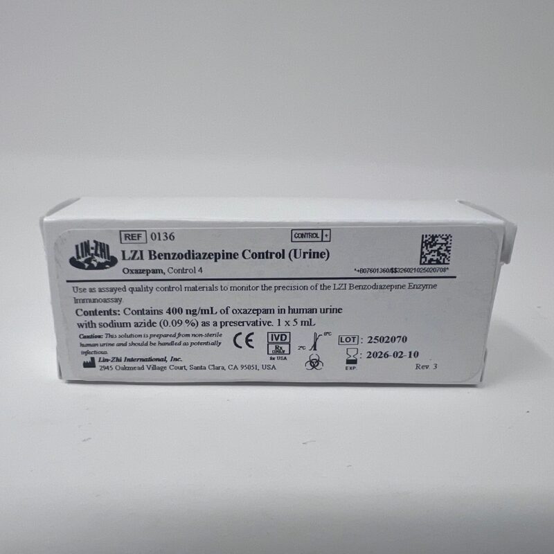 Benzodiazepine Contril IV (oxazepam 400)