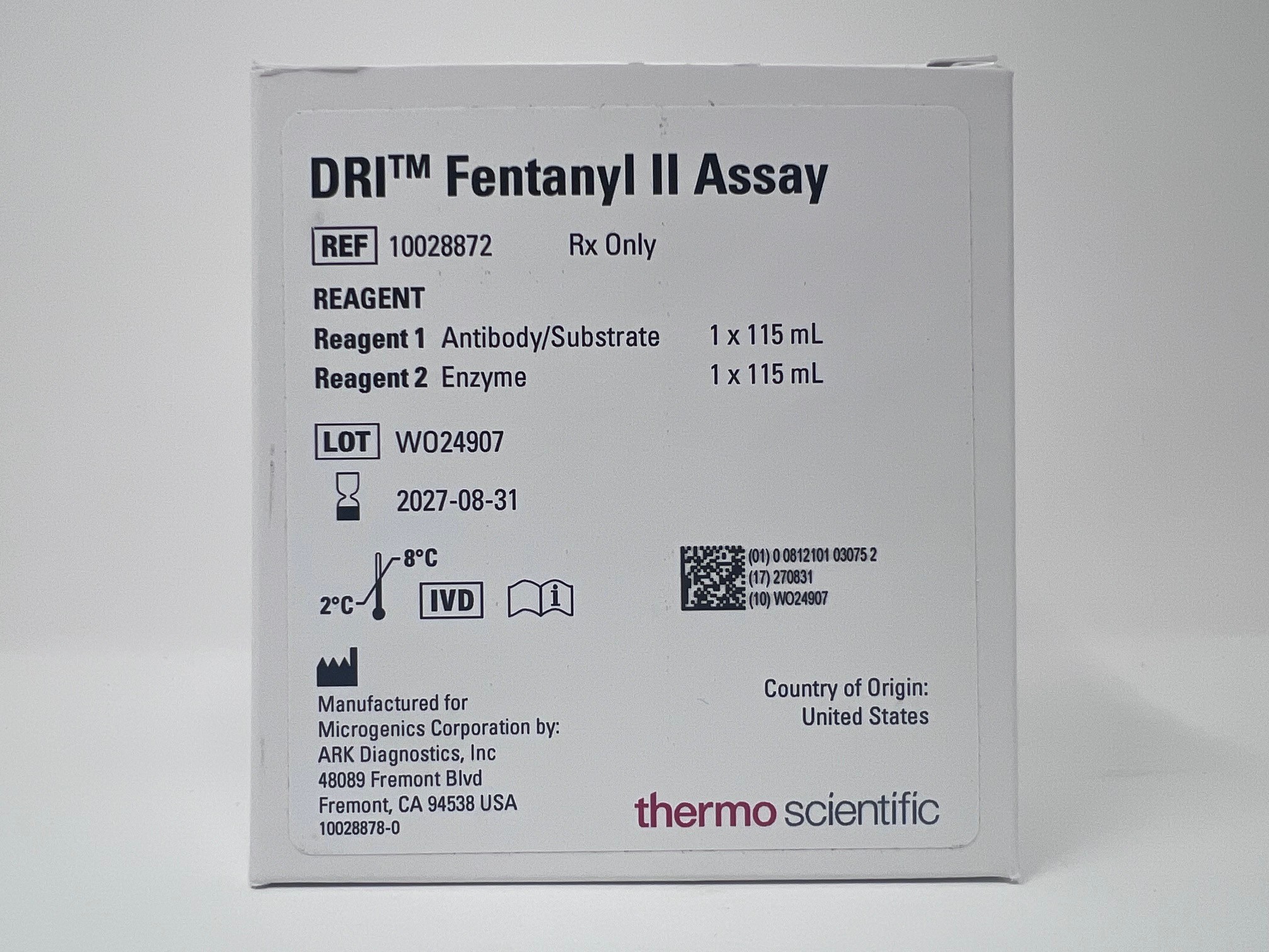 Thermofisher DRI Fentanyl II 1 x 115mL