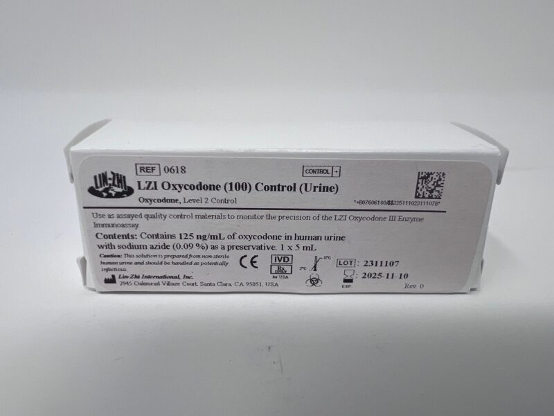 Oxycodone 100 level 2 Control (125ng/mL)
