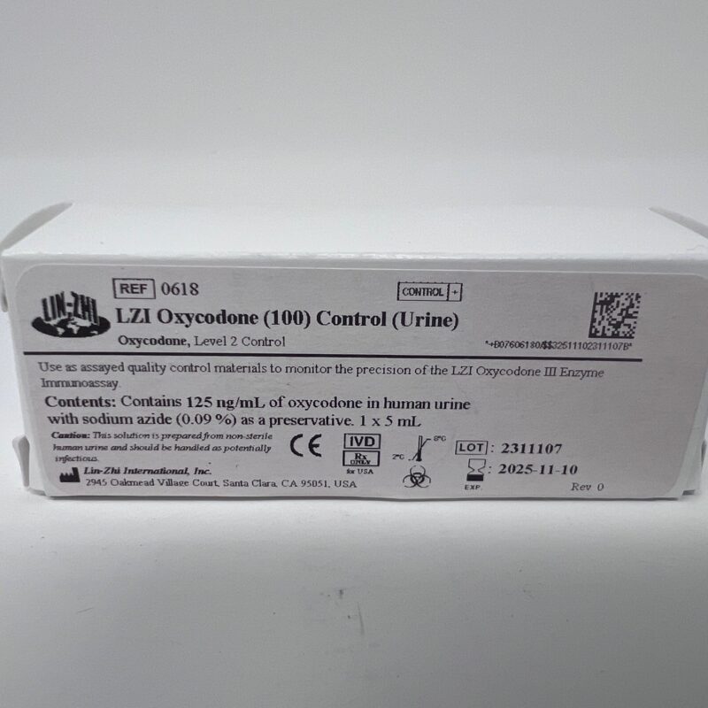 Oxycodone 100 level 2 Control (125ng/mL)