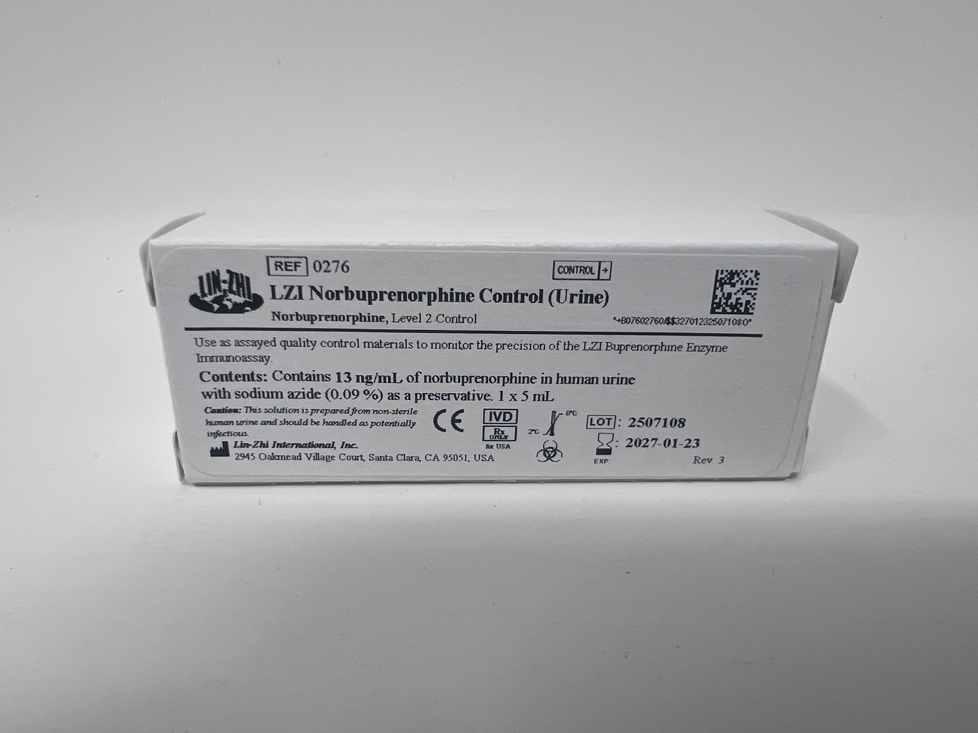 Buprenorphine Pos Control