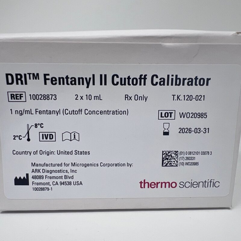 DRI Fentanyl II Cutoff Calibrator