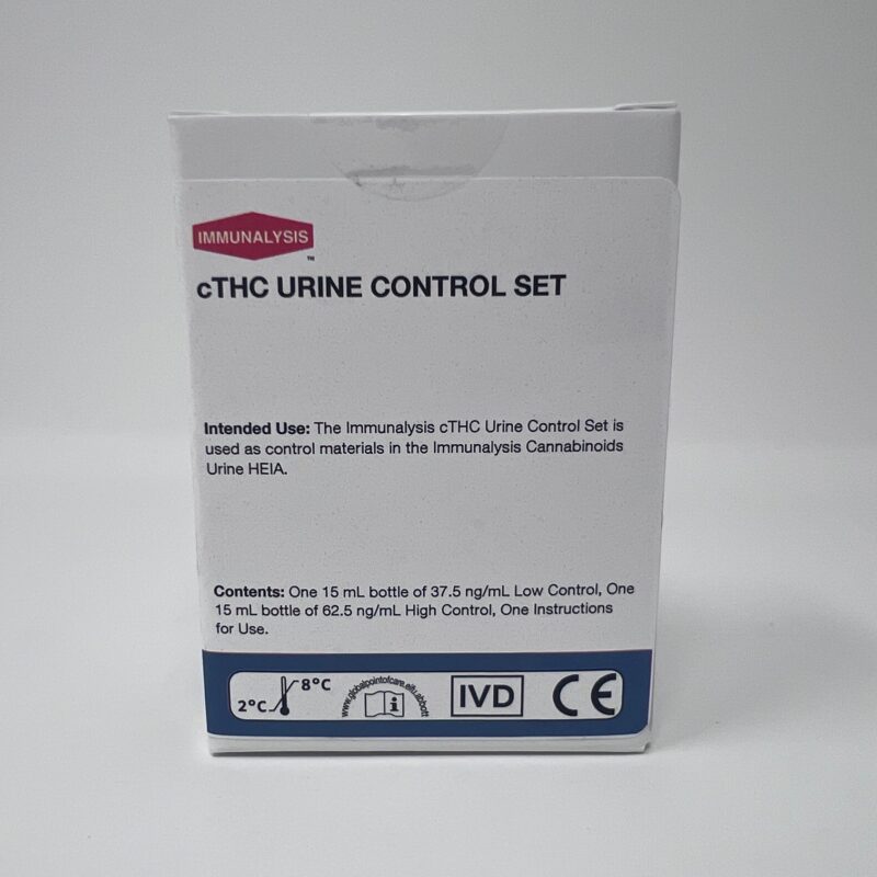 37.5 and 62.5 ng/mL CTHC Urine Control Set