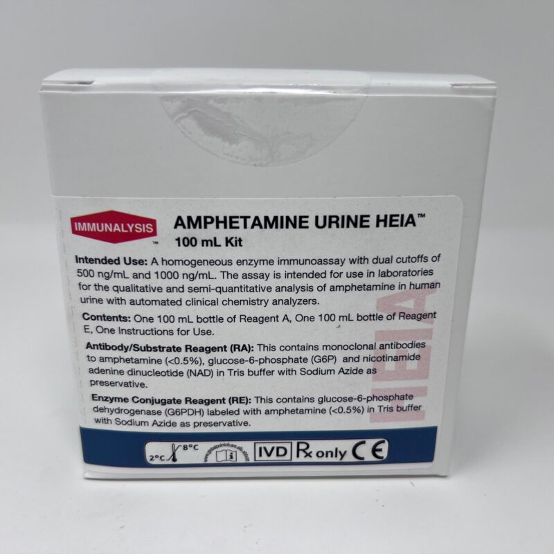 Immunalysis - Amphetamine Urine 100 mL Kit (100mL RA and 100mL RE)